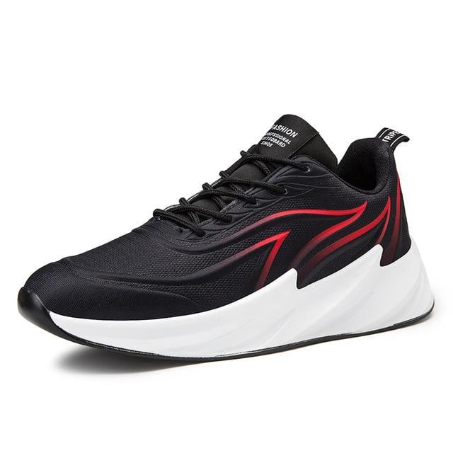Men sneakers limited edition breathable shark flame blade anti-skid sport shoes