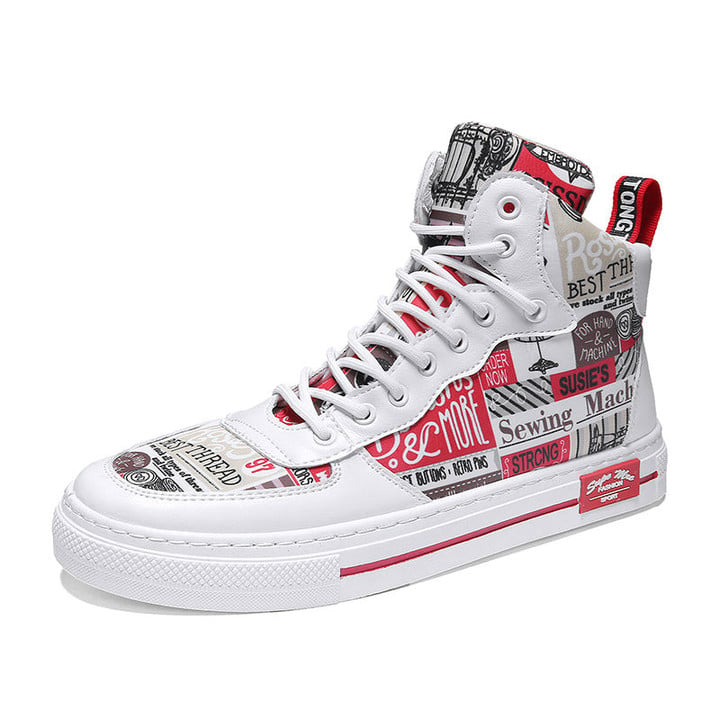 Cool Style Men High Top Fashion Sneakers