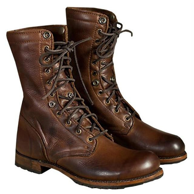 Men Boots Warm Fur Genuine Leather Non-slip Italian Stylish Luxury Ankle Boots