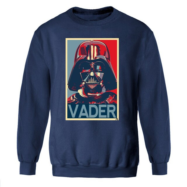Men Star War Darth Vader Crewneck Sweatshirt