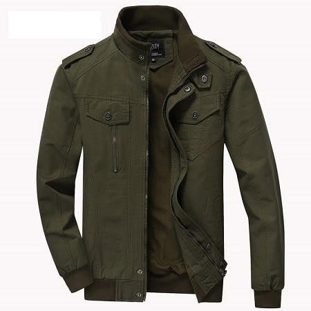 Men Bomber Jacket Premium Quality Cargo Army Cotton Jacket