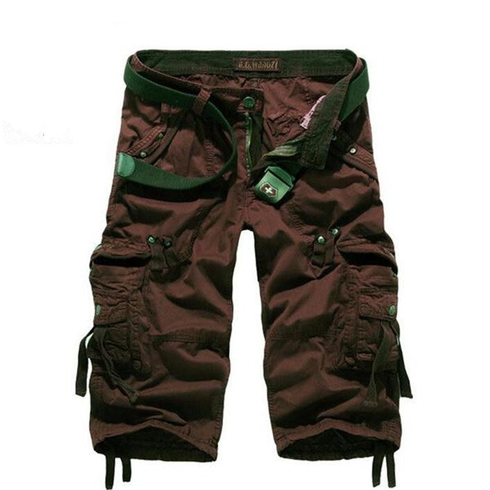 Fashion Men Camouflage Loose Cargo Shorts