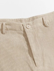 Men Slant Pocket Cord Pants