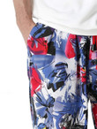 Men All Over Print Tapered Pants