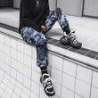 Hip Hop Streetwear Men Camouflage Cargo Pants Military Style Harem Trousers