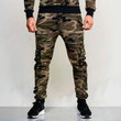 Men Joggers Zipper Camouflage Fashion Style Sweatpants