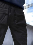 Men Zip Side Flap Pocket Pants