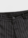 Men Pinstripe Tailored Pants