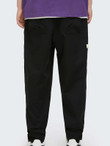 Men Embroidered Patched Drawstring Pants