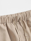 Men 2 Pack Drawstring Pocket Tapered Pants