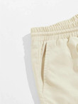Men Letter Graphic Flap Pocket Side Drawstring Cargo Pants