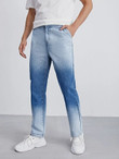 Men Ripped Ombre Jeans
