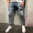 Cool Style Men Ripped Jean Fashion Streetwear Stretch Skinny Jeans