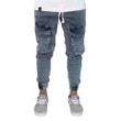 Hot style brand fashion design men's jeans with cargo pockets