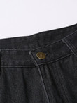 Men Solid Zip Fly Pocket Detail Jeans