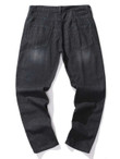 Men Solid Zip Fly Pocket Detail Jeans