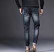 Best Seller Men Fashion Design Casual Stretch Thin Jeans