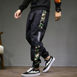Super cool men fashion camouflage collage hip hop jeans
