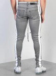 New Fashion Streetwear Men's Skinny Destroyed Ripped Jeans