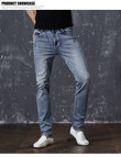 Men Jeans Straight Classic Retro Designer Fashion Jeans