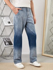 Men Slant Pocket Ombre Jeans