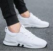 Men flying and weaving breathable fashion sport sneakers