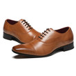 New Fashion Men Leather Lace Up Formal Shoes