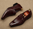 Italian Handmade Men Dress Genuine Leather Oxford Dress Shoes