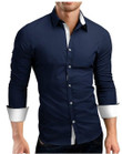 Men Top Quality Fashion Long Sleeve Shirt