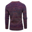Men's pullover cotton knit fashion warm boutique Slim O-neck long sleeve sweater