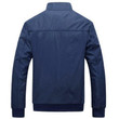 Men Bomber Jacket Solid Color Classic Fashion Windbreaker Jackets
