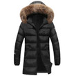 Men Winter Parka Hooded Soft Shell Windproof and Waterproof Down Coat