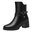 Women Ankle Boots Elegant Fashion Soft Leather High Heel  Boots
