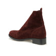 Suede Leather Maroon Women Boots