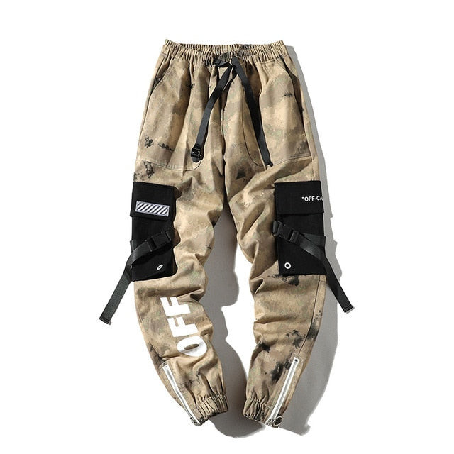 Men Camouflage Streetwear Tactical Pants