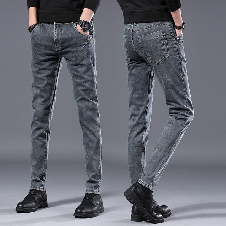 Hot Selling Men Classic Fashion Designer Skinny Jeans
