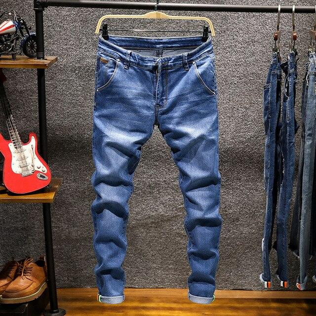 New Fashion Mens Stretch Slim Wash Jean