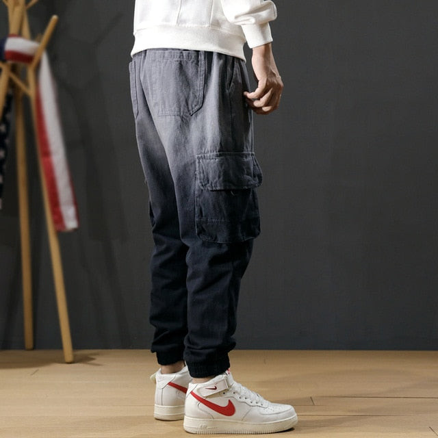 Men Fashion Streetwear Loose Fit Hip Hop Jeans