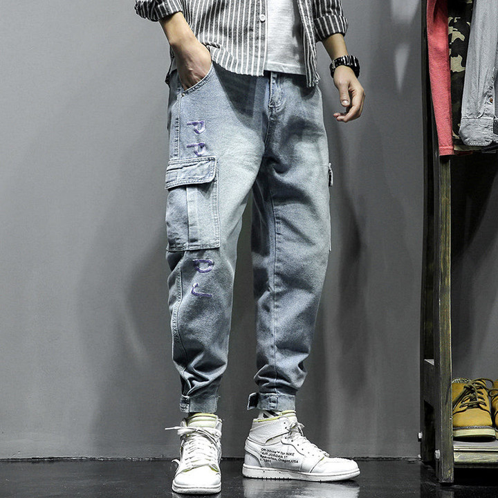 Streetwear Casual Men Jeans Hip Hop Style