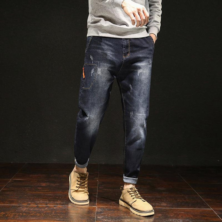 Hot Fashion Men Jeans Brand Desinger Classic Straight Jeans