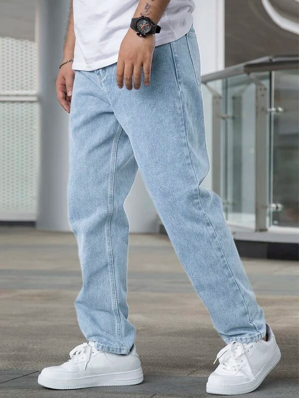 Men Slant Pocket Jeans