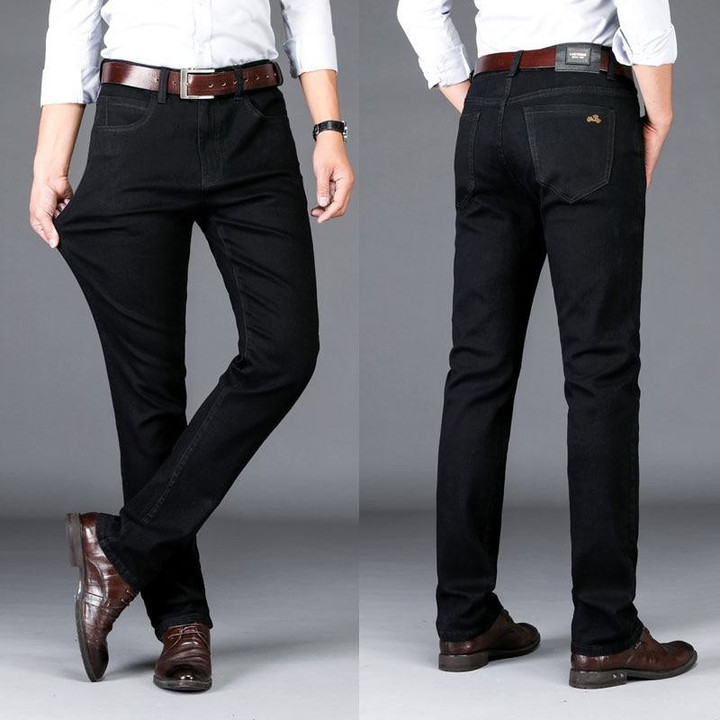 Men Jeans Fashion Brand Top Quality Simple Jeans