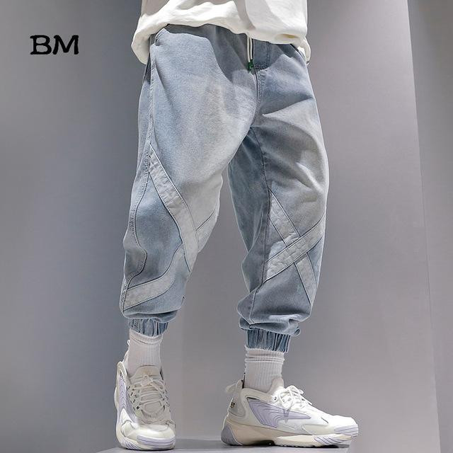 Hip Hop Style Men Jogger Jeans Cool Streetwear Fashion