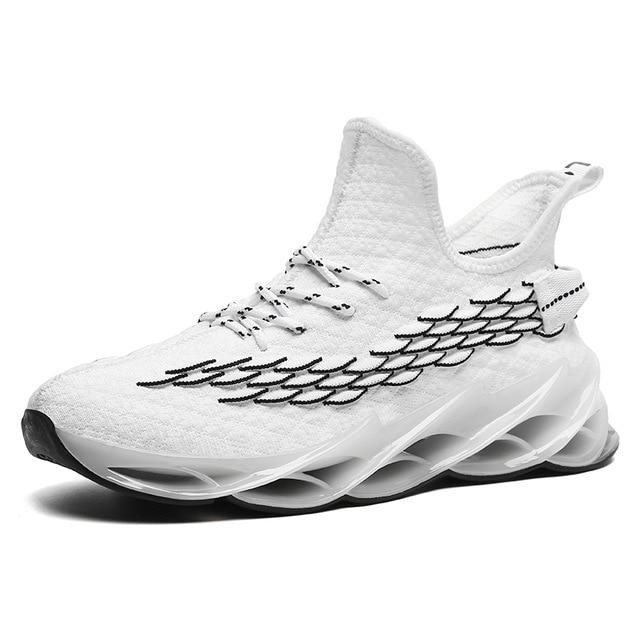 Men Blade Sneakers Cool Design Non-slip Light Shock Absorber Breathable Sports Shoes