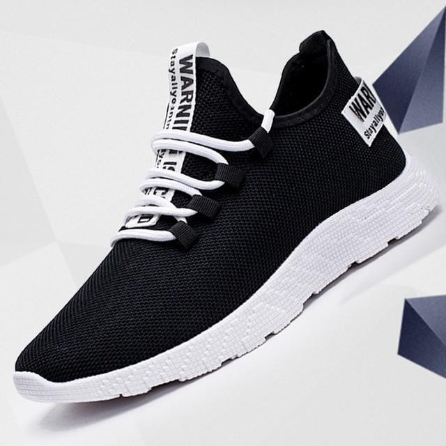 Men Sneakers Breathable Lace Up Mesh Fashion Non-slip Casual Shoes