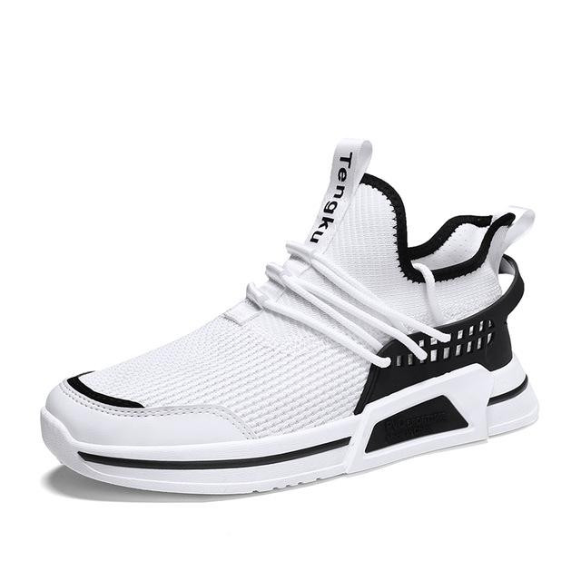 New Arrival Men Sports Air Mesh Breathable Lace-up Sneakers