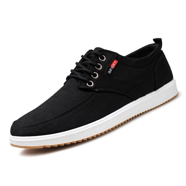 Hot Trending Fashion Men Breathable Canvas Sneakers