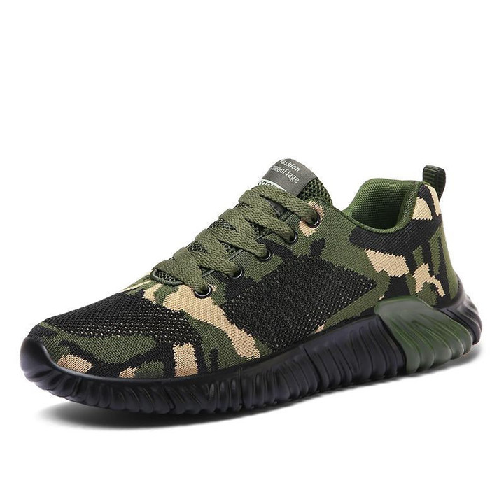 Brand  Designer Men Light Camouflage Breathable Sneakers
