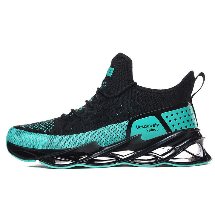 Luxury Design Men Lace Up Air Mesh Breathable Blade Sneakers