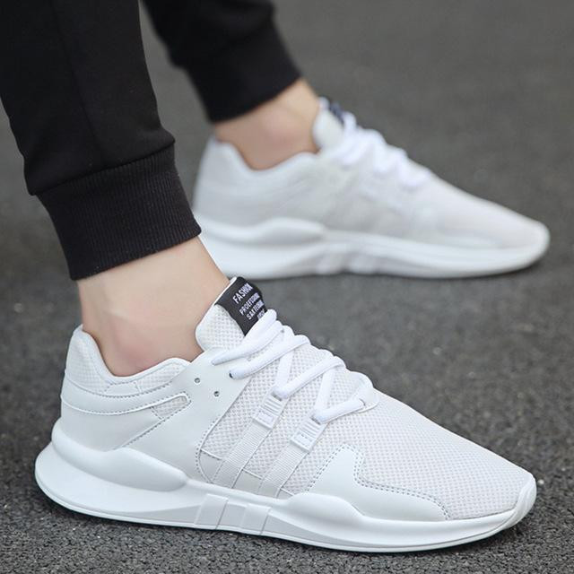 New arrival men breathable mesh trend fashion sneakers